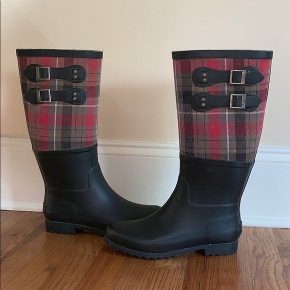 UGG Shoes - LIMITED EDITION UGG SABENE PLAID RAINBOOTS UGG Shoes - LIMITED EDITION UGG SABENE PLAID RAINBOOTS
